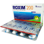 Roxim 200 mg Capsule 8's Strip image