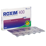 Roxim 400 mg Capsule 10's strip image