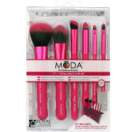 Royal and Langnickel Moda Pro Makeup Brushes Total Face Flip Kit - 6pcs image