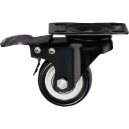Rubber 2 Inch Caster Wheel With Bearing and With Front Lock Furniture Protectors and Parts Tools icon