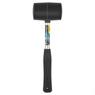 Deli Rubber Hammer with Steel Handle Black 16oz -36 - EDL5616 icon