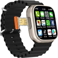 S8 Ultra 4G 4GB/64GB Andriod Smart Watch Dual Strap Waterdrop Display Calling Feature Google Playstore Youtube Facebook Messenger Tiktok IMO Wifi RAM Android Smartwatch image