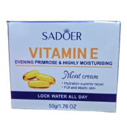 SADOER Evening Primrose Vitamin E Moist Cream 50g – Hydrating Face Moisturizer image