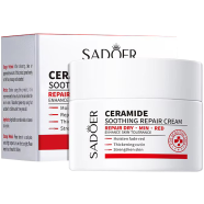 Sadoer Face Cream Ceramide Soothing Repair Cream Sensitive Skin Moisturizing Hydrating Keep Skin Stable Face Cream - 50 gm image