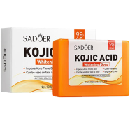 Sadoer Kojic Acid Whitening Soap Oil Control Brightening Bar Soap Dedicated Skin Deep Cleaning Bathing Soap-100gm image