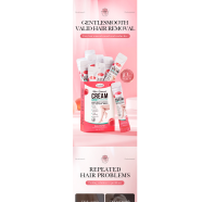 SADOER Peach Silky Purifying Strip Hair Removal Cream Clean Armpit Hair Removal Cream image