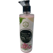 SKINSECRET Skin Secret And Skincare Coconut Milk And Orchid Luxurious Long Lasting Moisturer Body Wash Shower Gel- 390 ml image