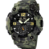 SKMEI 1520 Sport Watch Men Army Colour image