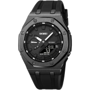 SKMEI 2243 Multifunctional Silicon Belt Watch For Men's image