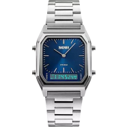 SKMEI Alloy Case Waterproof Luminous Classic Quartz Digital Dual Display Watch icon