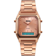 SKMEI Alloy Case Waterproof Luminous Classic Quartz Digital Dual Display Watch icon