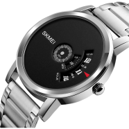 SKMEI Original Waterproof Metal Wrist Watch For Men image