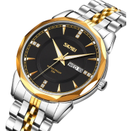 SKMEI Luxury Watch For Men Stainless Steel Waterproof image
