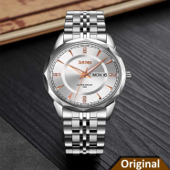 SKMEI Luxury Watch For Men Stainless Steel Waterproof image