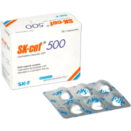 SK-cef 500 mg Capsule 6's strip image