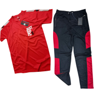 SMUG Stylish T-Shirts And Trousers For Men Set- Soft And Comfortable image