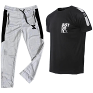 SMUG Stylish T shirt and Trouser Set For men - Soft and Comfortable - Joggers For Men icon