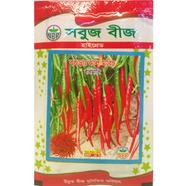 SOBUJ BEEJ (বগুড়া ঝাল মরিচ) বারমাসি image