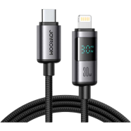 S-A16 Pro Prism Series 30W Type-C to Lightning Digital Display Fast Charging Data Cable 1.2m-Black image