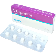 S Citapram 10 mg Tablet 10's Strip image