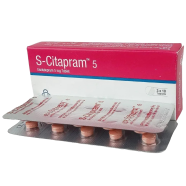 S-Citapram 5 mg Tablet 10's Strip image