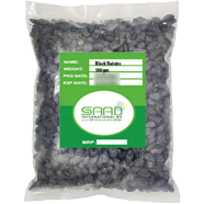 Saad Black Raisins Kalo Kismish Dried Fruit - 500gm image