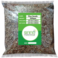 Saad Organic Brown Flax Seed - 500gm image