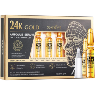 Sadoer 24K Gold Ampoule Serum With Gold Foil Particles – 7 Pcs Set image