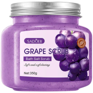 Sadoer Grape Bath Salt Scrub - Body And Face Exfoliator 350gm image