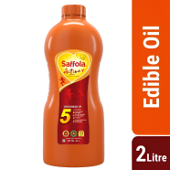 Saffola Active Oil (Fortified Edible Rice Bran Oil) 2 Litre image