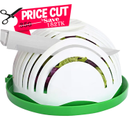Salad Cutter Bowl,Salad Chopper Bowl,Fruit Vegetable Cut Set,Upgraded Salad Make, Fresh Salad Slicer,Approved for Kitchen