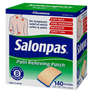 Salonpas Pain Relieving Patch - 140 Patches image