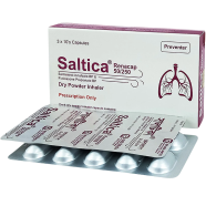 Saltica 50 mcg, 250 mcg Inhalation Capsule 10'S Strip image