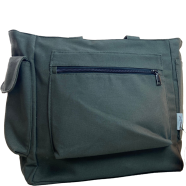 Samia Craft New olive Color Trendy Front Pocket Shoulder Bag image