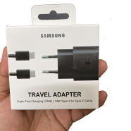 Samsung 25W Super Fast Charging PD Adapter with Cable (EP-TA800)-Black image