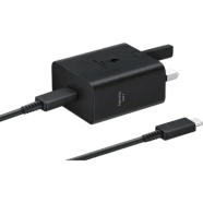 Samsung 45w Power Adapter With USB-C Cable 3 Pin - Black - EP-T4511
