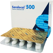 Sandocal 500 mg 10's Strip Tablet image