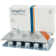 Sangril DS 900 mg, 100 mg Tablet 10's Strip image