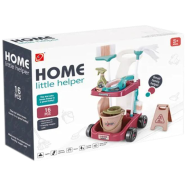 Sanitary Ware Cart Little Helper - Pretend Role Play Kids Children Cleaning Housework Toys