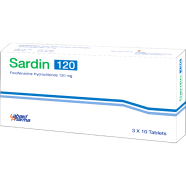 Sardin 120 Mg Tablet 10's Strip image