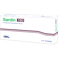 Sardin 180 Mg Tablet-10's Strip image