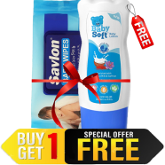 Savlon Baby Wipe 120s Pouch (Buy 1 Get 1 Baby Soft Baby Lotion 100ml Free) image