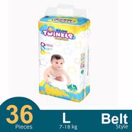 Savlon Twinkle Belt System Baby Diaper (L Size) (7-18kg) (36pcs) image
