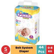 Savlon Twinkle Belt System Baby Diaper Small (0-8 kg) (44 Pcs) image