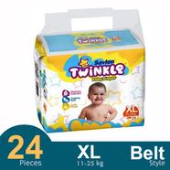 Savlon Twinkle Belt System Baby Diaper (11-25 kg) (24 Pcs) image