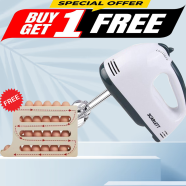 Scarlett Super Hand Mixer- 260W ( Buy 1 Get 1 Refrigerator scrolling egg rack holder FREE ) image