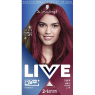 Schwarzkopf Live Colour plus Lift Permanent Hair Colour Deep Red L75 -5012583207399 image