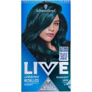 Schwarzkopf Live Urban Metallics Hair Colour - U75 Midnight Jade image