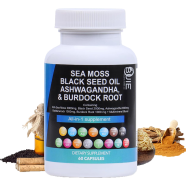 Sea Moss Black Seed Oil and Burdock Root 60 Capsules -370618297 image