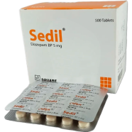 Sedil 5 mg Tablet 20's strip image